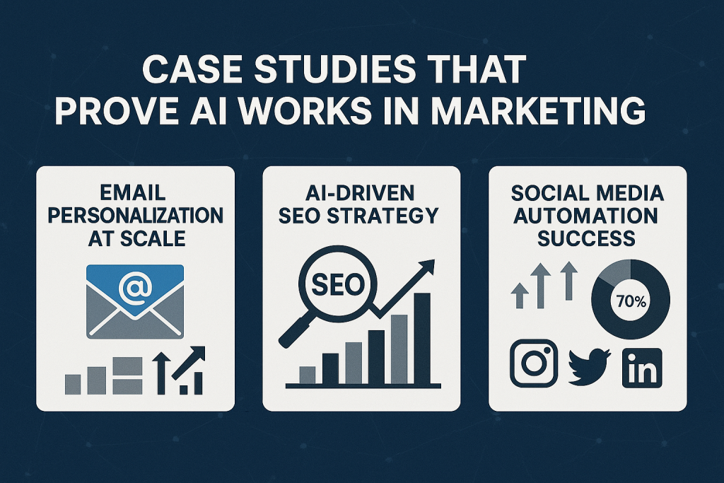 AI marketing strategy illustration
