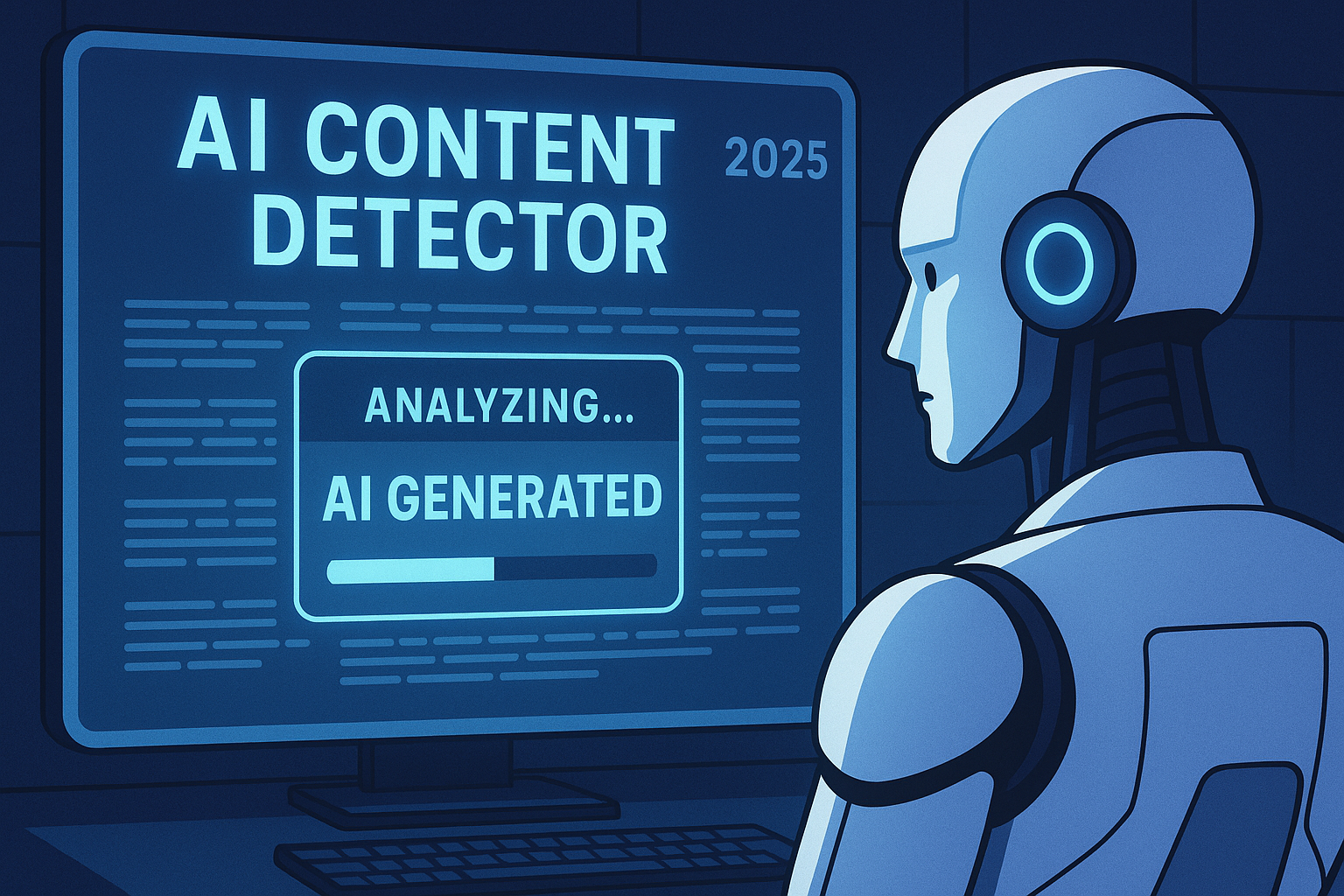 AI content detector vs human writer – digital content creation in 2025